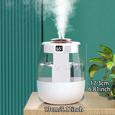 Large Capacity Ultra-Quiet Mist Humidifier With USB - Perfect For Bedroom & Office Desk, High Capacity, Ideal Humidifier For Home And Bedroom