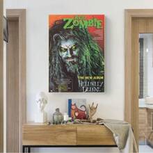 1pc Wall Arts Posters FramelessRob Zombie Canvas Art Poster Frameless Poster Club Bar Paper Vintage Poster Wall Art Painting Bedroom Study Pop Gifts Birthday Graduation - Multicolor - View 30
