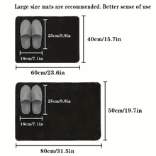 Soft Bath Mat, Rubber Quick Dry Bath Mat, Non Slip Quick Dry Bathroom Mat, Super Absorbent Bath Mat, Rainbow Bathroom Mat Bath Rugs, Shower Mat Bathroom Floor Mat Home Bathroom Decor Floor Carpet Outdoor Rug Door Mat - Multicolor - View 2