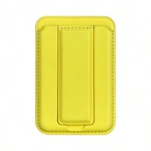 New Dual Row N52 Super Magnetic Mobile Phone Back Sticker ID Compatible With Apple 15 Magnetic Holder Magnetic Card Bag Compatible With Iphone15/14/13/12 Leather Strong Magnetic Folding Black Silver Brown White Card Holder Wallet Business Card Holder Credit Card Holder Women For Women For Men Card Wallet Magsafe Wallet - Multicolor - View 7