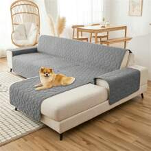 Waterproof Reversible Sofa Cover, L Shape Sectional Couch Cover Chaise Lounge Cover - Multicolor - View 4