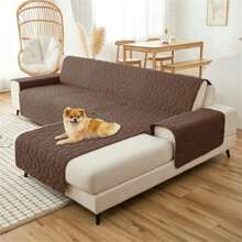 Waterproof Reversible Sofa Cover, L Shape Sectional Couch Cover Chaise Lounge Cover - Multicolor - View 10