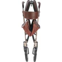 Foldable Walking Frame With Seat, Champagne (Brown) - Champagne - View 3
