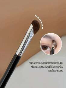 4pcs Nose Contour Concealer Brush Set, Angled Contour Fan Brush, Ultra-Thin Nose Shadow & Eye Shadow Blending Brush, Soft Precise Makeup Tools