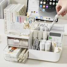 1PC Simple Desktop Storage Box Multi-Functional Home Coffee Table Office Small Items Skincare Stationery Finishing Box