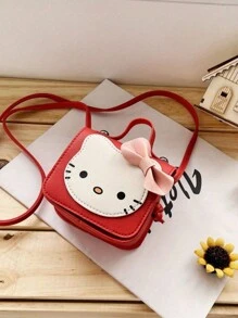 Sanrio 1pc Sanrio Hello Kitty Bestselling Multi-Function Handbag, Shoulder Bag, Cute Cartoon Crossbody Bag, Mini Backpack, Storage Pouch, Birthday Gift