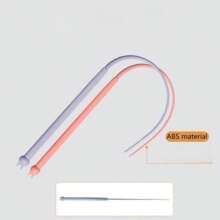 Silicone Cat Teasing Stick Mouse Tail Silicone Cat Teasing Stick Cat Interactive Simulation Mouse Catching Replaceable Pole Cat Toy - Multicolor - View 3