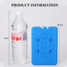 1/2/3/4/6个装可重复使用的蓝色注水冰袋，适用于商用空调风扇、冷链冷藏、运输冷藏、家用注水冰盒，也适用于节日、家庭聚会、派对和其他场合。 - 藍色 - 查看 2