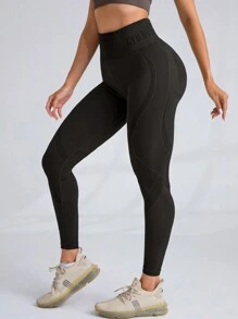 TCVC Mallas de unicolor de cintura alta para mujeres, leggings deportivos de alta elasticidad, moldeado corporal, control de abdomen de cintura alta, adecuado para deportes interiores y exteriores, yoga