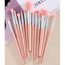 Set Brochas Para El Maquillaje Profesional Brochas Con 20 Piezas Importadora Tim ChengLeody - Rosa Fucsia - Ver 3