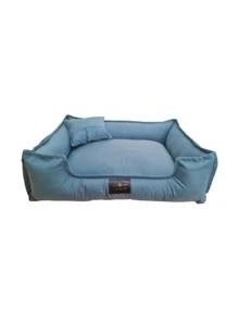 Pet Bed XG 95 Cm X 75 Cm Waterproof Bottom For Large Breeds Velvet Rectangular Dog Bed Size GG 85 Cm X 70 Cm Soft Cloud Pet Bed For Large Dogs Cats Rabbit Suede Washable Bed For Pets Dogs And Cats G 70 Cm X 60 Cm Luxury Pet Bed Suede Bed Comfort 60 X 50 Siliconized Filling And Reinforced Zipper Medium Dogs And Cats Rectangular Velvety Fabric Bed 50 X 40 For Small Dogs Washable Luxury - 藍色 - 查看 2