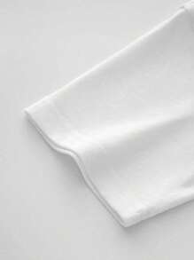 Women's 100% Cotton Virgin Mary & Flower Printed Short Sleeve Casual T-Shirt, Women's Christmas 220g Heavy Cotton T-Shirt (1 PC)