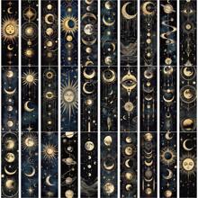 30张闪亮星球主题书签 - 30种不同款式，适合DIY手工、阅读和剪贴簿制作 - 送给爱书人、学生和老师的完美礼物 - 彩色 - 查看 9