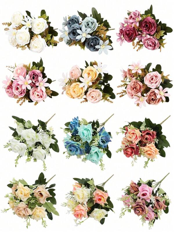 1 Pieza, Flores artificiales de peonía vibrantes para té - Decoraciones y regalos para el Festival de Primavera, Día de San Valentín - Realistas, de larga duración, fáciles de usar para decorar habitaciones, dormitorios, bodas, cumpleaños, Día de la Madre