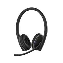 SENNHEISER Bluetooth Headset With Microphone Wireless Headphones 27 Hours Battery Life EPOS BrainAdapt Technology - black1 - View 1
