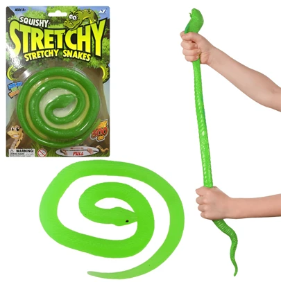 Serpiente De Juguete Estirable De 300 Cm Con Textura Suave Color Verde Llamativo - Diseño Realista Al Verlo Y Sentirlo - Perfecta Para Juegos Interactivos Como Alargar, Enrollar Y Manipular - Estira Tu Imaginación
