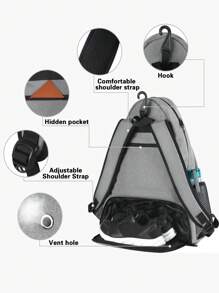 Tennis Bags For Women, Large Tennis Backpack With Shoe Compartment, Tennis Racket Bag Holds 2 Rackets, Pickleball Backpack For Women, Waterproof Tennis Bag For Travel, Business, Vacation, Sports & Outdoors, Tennis Gift Bag For Girls, Women, Perfect Gifts For Her/Him
