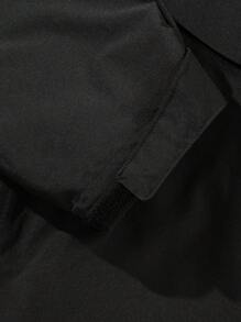 Men's Windproof And Waterproof Jacket, Casual And Breathable, With A Hood, Zipper, Long Sleeves And Pockets, Suitable For Hiking, Jogging, Cycling, Outdoor Fitness And Sports.