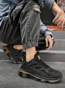 Men's Sports Shoes New Design KPU Leather Casual Sports Sneakers