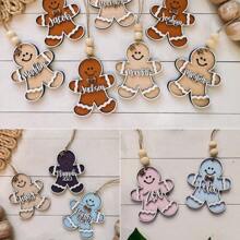 定制圣诞装饰横幅，个性化亚克力，适合任何场合、庆祝活动、家人和朋友聚会、定制设计 - 彩色 - 查看 4