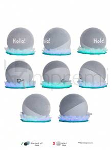 Base Support For Alexa Echodot Speaker Type Crystals Impremli - Translucent/Turquoise - View 6