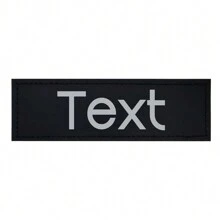 2pcs/Set Dog Chest Harness Name Tag, Leather Patch Stickers In Various Colors & Icons, Personalized Name & Phone Number, Dog Leash & Collar Accessories