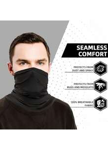 2pcs Unisex Balaclava Baclava Ski Mask, Printed Face Cover For Motorcycle Cycling Outdoor Sports Like Hiking, Fishing In Spring & Summer