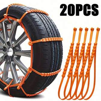 Skidketting voor auto's, sneeuwketting voor winterse sneeuw en ijs, rolband, universeel type terreinwagen