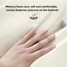 1pc/2pcs Durable & Comfortable Memory Foam Luxury Seat Cushion, Unique Design To Relieve Sitting Bone, Coccyx And Tailbone Pain, Suitable For Car, RV, Office Chair, Sofa