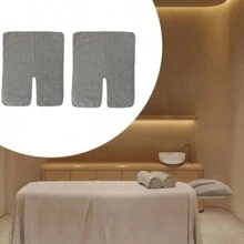 1 pièce Serviette de massage pour soins de la peau de salon de beauté en microfibre. Enveloppement facial personnalisé pour spa à domicile. Serviette d'enveloppement facial ESTHÉTICIENNE (gris foncé). Décoration de salle de bain à la maison, décoration d'automne, retour à l'école pour le salon de beauté et la salle de bain à la maison