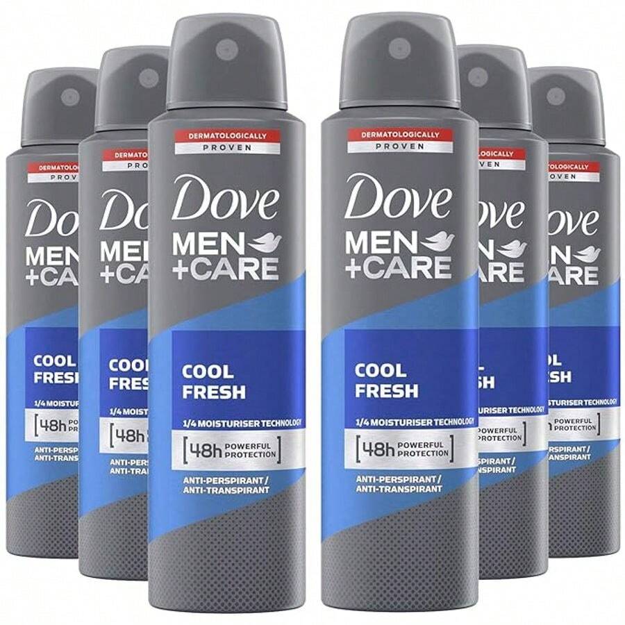 Men + Care Cool Fresh Spray Deodorant & Anti-Perspirant 150ml / 5.07 Oz International Version Pack Of 6 - Multicolor - View 1