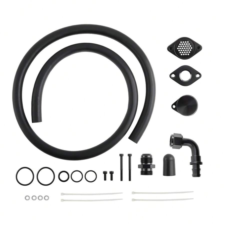 MAXPEEDINGRODS Engine Ventilation Kit For FO RD F650 F750 6.7   F-250 F-350 F-450 F-550 CCV PCV ReRoute Kit