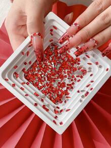 50Pcs/Pack Assorted Rhinestones, Heart & Diamond Shaped Flat Back Crystal Nail Art Decorations, Super Glitter, Suitable For Nail Salons & Personal Use Nail Supplies Nails Nail Charms Nail Gems