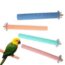 2pcs Random Color Colorful Parrot Standing Stick Bird Claw Stick Creative Reusable Funny Portable Cage Decoration Bird Claw Beak Grinding Bar Standing Stick Parrot Station Pole Bird Supplies Parrot Grinding Stand Claws Cage Accessories - Multicolor - View 8
