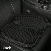 1pc/2pcs Mesh Car Booster Seat Cushion, Innovative Honeycomb Wedge Memory Foam Seat Pad, Enhanced Breathability And Support, Car Cushion For Relieving Buttock Pain, Suitable For Car, RV, Office Chair, Sofa