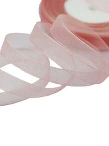 50M/Roll 1.2cm Wide Tulle Ribbon, Gift Packaging, Cake Baking, Flower Bouquet, Wedding Decor, Handmade Flowers, Headpieces, Brooches, Clothing Accessories