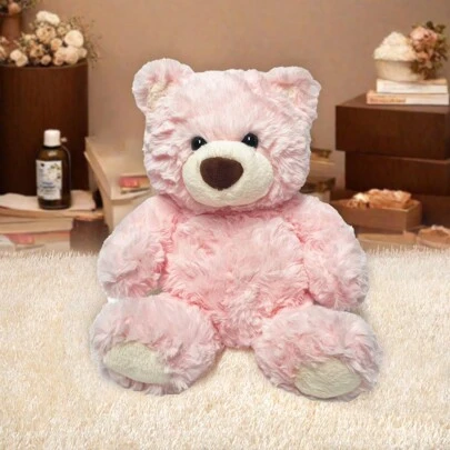 Miniso Gifford Bear Series Sitting Teddy Bear - Pink, Soft And Cuddly Companion, Ideal Gift For All Occasions, Good Choice Of Valentine's Day Gifts(1 PC)