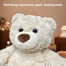Miniso 吉福德熊系列坐姿泰迪熊 - 卡其色，柔软舒适，适合各种场合的理想礼物，情人节好礼之选（1 件）