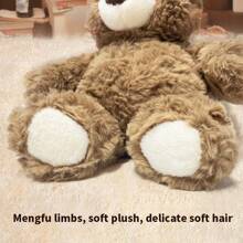 Miniso Gifford Bear Series Sitting Teddy Bear - Brown, Soft And Cuddly Companion, Ideal Gift For All Occasions, Good Choice Of Valentine's Day Gifts(1 PC) - Brown - View 5