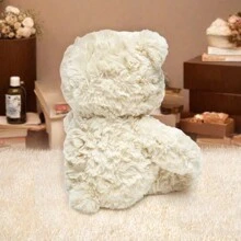 Miniso 吉福德熊系列坐姿泰迪熊 - 卡其色，柔软舒适，适合各种场合的理想礼物，情人节好礼之选（1 件）