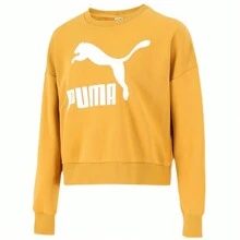 Puma Conjunto de ropa deportiva de punto impresa, transpirable y holgada, de moda, cómoda para exteriores, fitness, correr, casual, sudadera de pareja