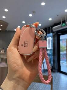 Compatible With Kia Key Cover: 5-Button Intelligent Key Shell For Ceed, Cerato, Forte, Niro, Seltos, Sorento, Soul, Sportage, Telluride, K5 - one-size - View 4