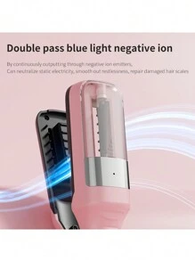 Cortadora de pelo recargable de 500mAh, Recortadora automática para puntas abiertas y encrespadas, Cortadora de pelo eléctrica portátil, Regalo para el hogar - Amarillo - Ver 4