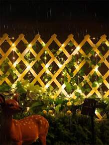 1 bộ đèn dây leo năng lượng mặt trời, đèn LED dây leo ngoài trời, đèn trang trí cho phòng khách, phòng ngủ, sân hiên, cửa hàng, quán bar, đám cưới, vườn, tường, sân, trang trí tiệc, trang trí nhà cửa và ngoài trời mùa xuân (2m/6.56ft, 5m/16.4ft, 10m/32.8ft) - màu xanh lá - Xem 3