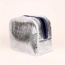 1pc Portable Lightweight Tote Insulated Bag Lunch Bag Outdoor Picnic Bag, Bento Bags For Students, Beach Carrying, Keeping Food Fresh, Multi-Kinetic Work And Outdoor Camping Bento Bags, Leisure Style