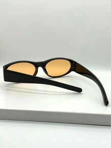 2pcs Oval Small Frame Fashion Glasses For Women, Casual & Resort For Summer Beach Vacation, Outdoor, Travel