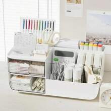 1PC Simple Desktop Storage Box Multi-Functional Home Coffee Table Office Small Items Skincare Stationery Finishing Box