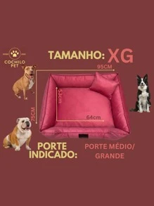 Pet Bed XG 95 Cm X 75 Cm Waterproof Bottom For Large Breeds Velvet Rectangular Dog Bed Size GG 85 Cm X 70 Cm Soft Cloud Pet Bed For Large Dogs Cats Rabbit Suede Washable Bed For Pets Dogs And Cats G 70 Cm X 60 Cm Luxury Pet Bed Suede Bed Comfort 60 X 50 Siliconized Filling And Reinforced Zipper Medium Dogs And Cats Rectangular Velvety Fabric Bed 50 X 40 For Small Dogs Washable Luxury - 米色 - 查看 11