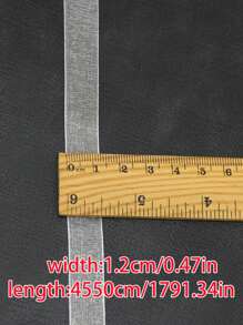 50M/Roll 1.2cm Wide Tulle Ribbon, Gift Packaging, Cake Baking, Flower Bouquet, Wedding Decor, Handmade Flowers, Headpieces, Brooches, Clothing Accessories
