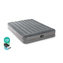 12" Queen Air Mattress Bed With Built-In USB Powe Pump